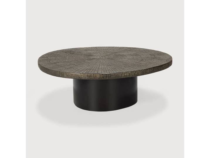 Ethnicraft Slice Indoor Couchtisch Whisky Oval
