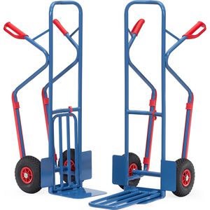 Fetra Sackkarre Kufenkarre K1331P, klappbar, pannensichere Bereifung, Tragkraft 300kg, 25x50cm