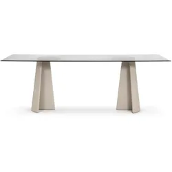 Magis Ancora Tisch, 220 cm, rauchglas