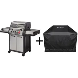 Enders  Grill  Gasgrill  Monroe  Pro  3  SIK  Turbo  Infrarot-/  Edelstahl  Brenner  +  Wetterschutzhülle