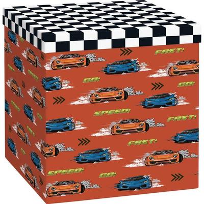 Geschenkbox Cube Schorsch rot