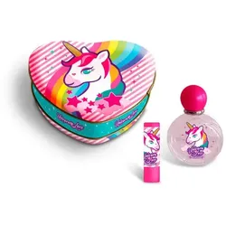 Cartoon Lorenay Unicorn Love Estuche Corazon Edt 50ml Lipstick