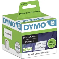 Dymo, Etikettenrolle, Label tape 99014 (S0722430) (101 mm)