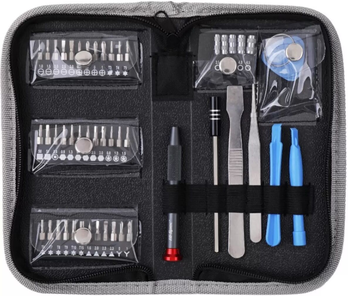 INF Kit de 49 pièces d'outils de réparation pour téléphones mobiles : Jeu de tournevis de précision pour l'électronique,
