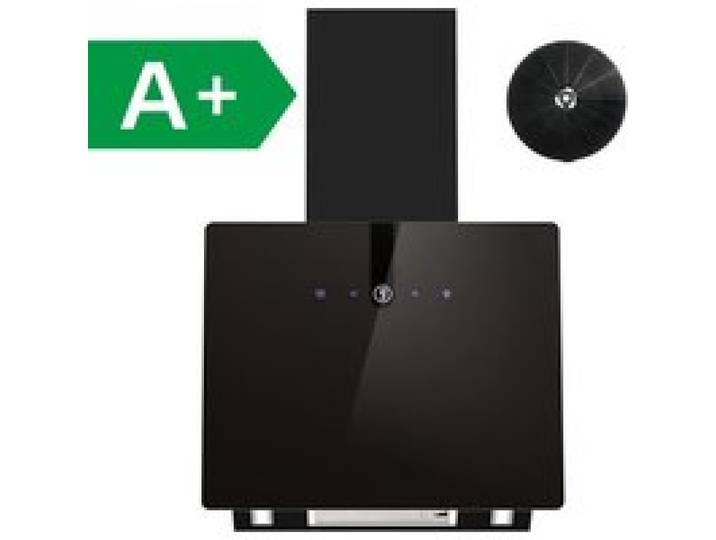 FIREGAS Hotte Aspirante Murale 60cm avec LED Nouveau Moteur Sans Balais 550 m³/h 9 vitesses Écran Tactile