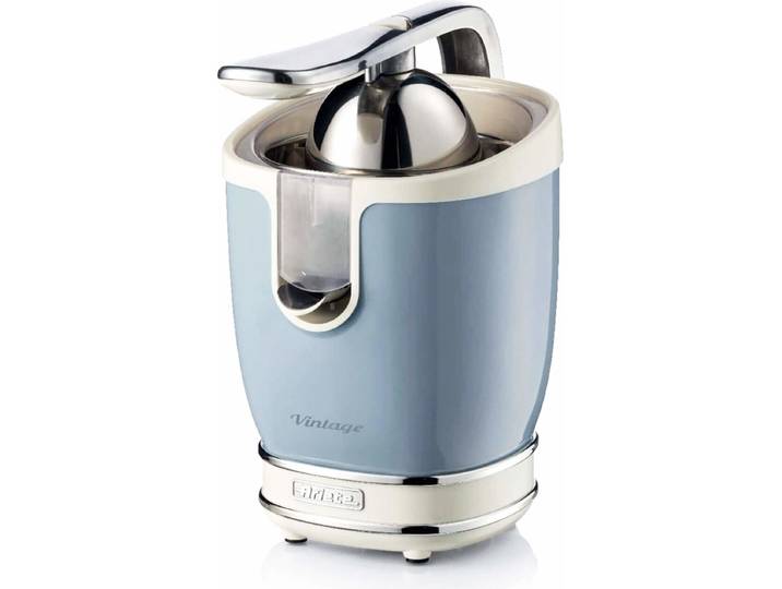 Ariete 0413/05 - Vintage elektrische citruspers - 85 Watt - 2 perskegels - 600 ml inhoud - blauw