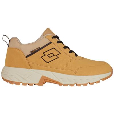 Sneaker LOTTO, Herren, Gr. 47, gelb (wheat), Synthetik, Textil, mehrfarbig, Schuhe Sneaker, - mit Flexkerben für einen natürlichen Bewegungsablauf