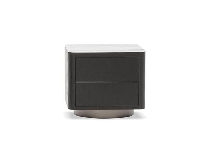 YCCHAH Bett mit Stauraum Schiefer-Desktop-Nachttisch, einfacher Schlafzimmer-Nachttisch, Aufbewahrung for Zuhause, Kleiner Beistelltisch, Holz-Nachttisch Desktop