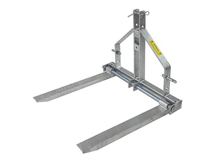 DEMA Palettengabel DPG300Z – Paletten Gabel, Kat 1, Traktor Zubehör, Schlepperzubehör, Gabel für Paletten, Lastenaufnahme, robust, vielseitig einsetzbar, 300 kg, für Traktor und Schlepper