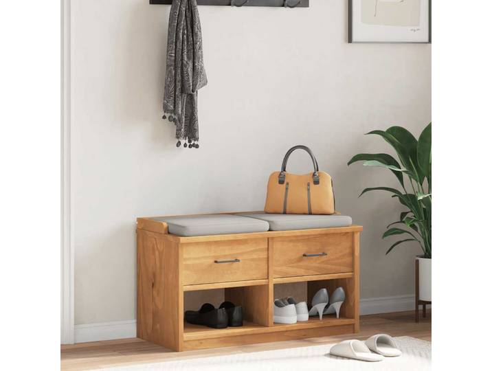 vidaXL Flurbank SANDNES 87x40x50 cm Massivholz Kiefer