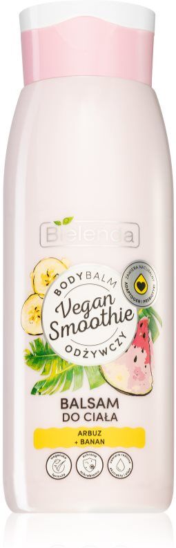 Bielenda Vegan Smoothie Watermelon + Banana baume corps adoucissant 400 ml