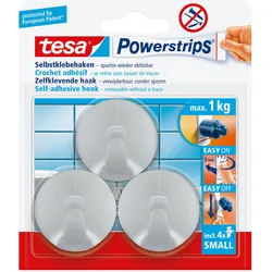 6x tesa, Klebehaken + Klebenagel, Powerstrips Haken SMALL rund