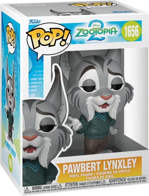 Funko Pop! Vinyl - Zootopia 2 - Pawbert Lynxley Action Figure