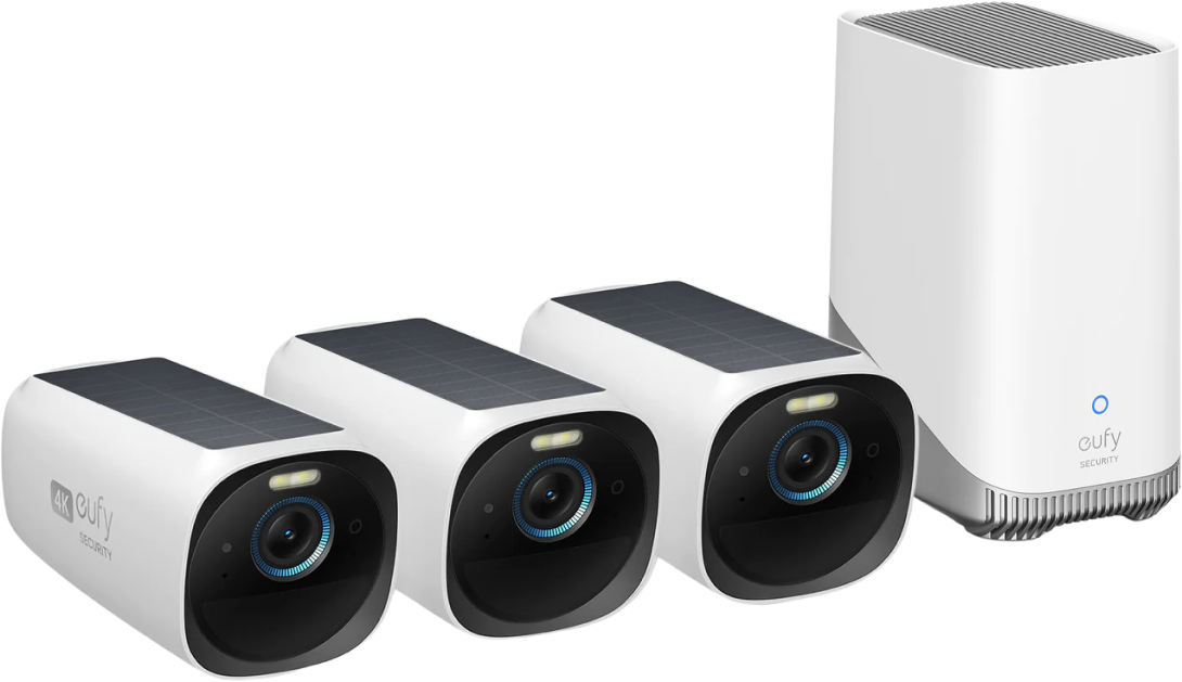 eufyCam S330 (eufyCam 3) 3‑Kamera‑Set