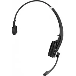 EPOS SENNHEISER IMPACT DW 20 ML EU DECT CAT-ip DW Pro1 cordless System Lync (Kabellos, USB-A, Microsoft Teams), Office Headset, Schwarz, Silber