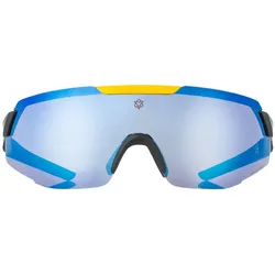 Agu, Unisex, Sportbrille, Pride Fietsbril (Black, Gelb, Gelb, Klar, Transparent), Schwarz, Gelb