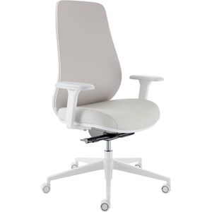 CLOUVOU Bürostuhl Stride Line Balance, beige, Stoff / Netz, bis 150 kg