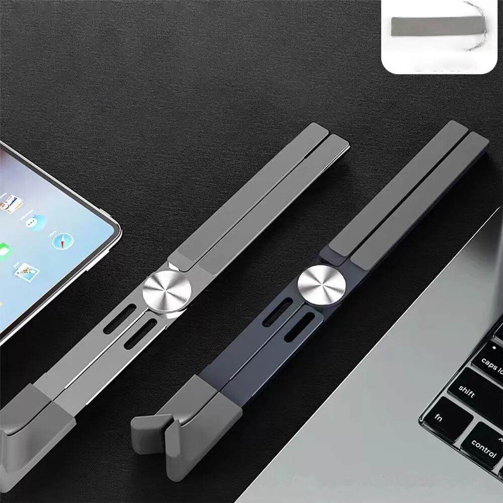 INF Verstellbarer Aluminium-Laptopständer für bis zu 17,3-Zoll-Laptops