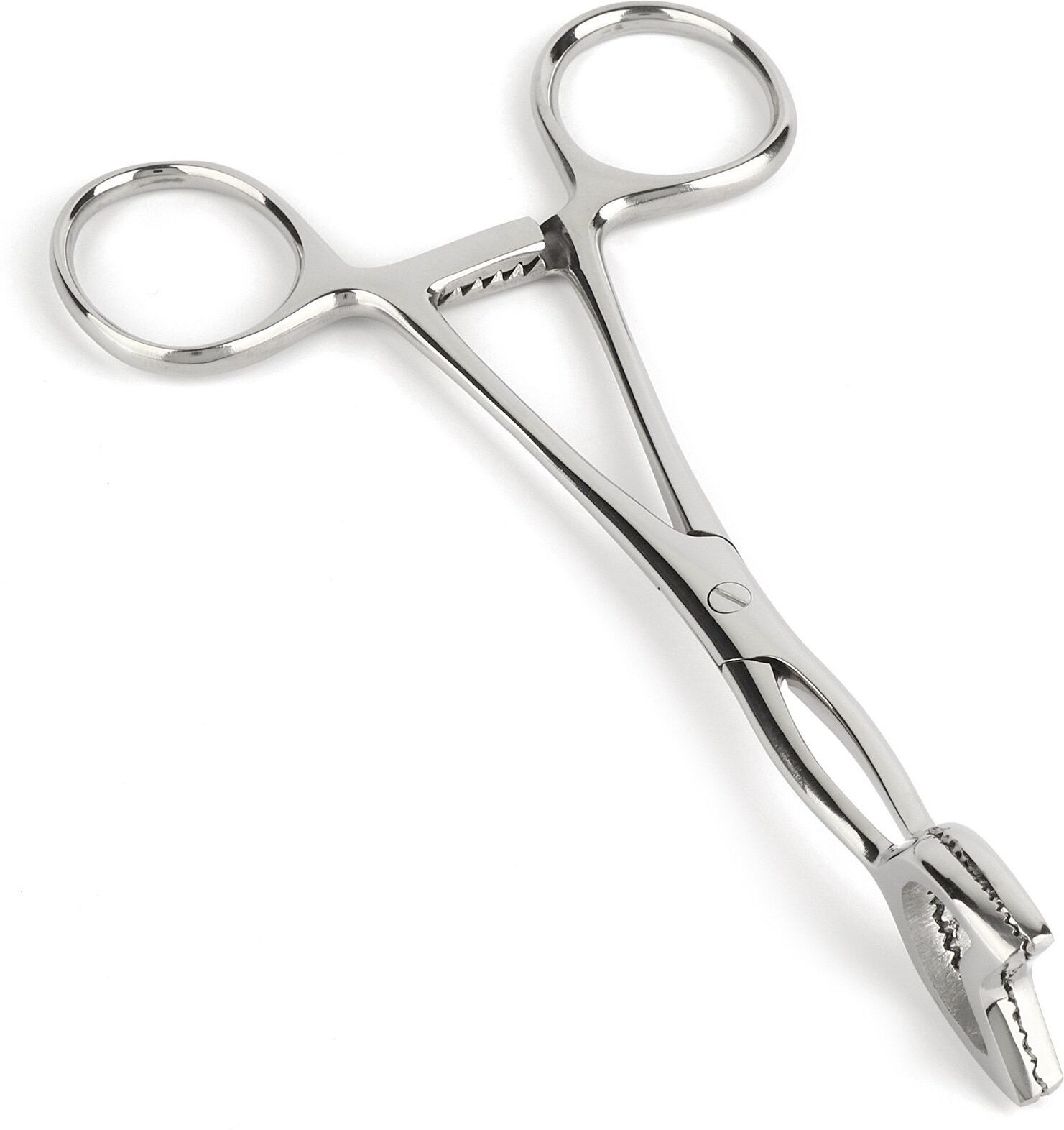 Mr. Steel Pince Cube Tong Forme en V 15cm
