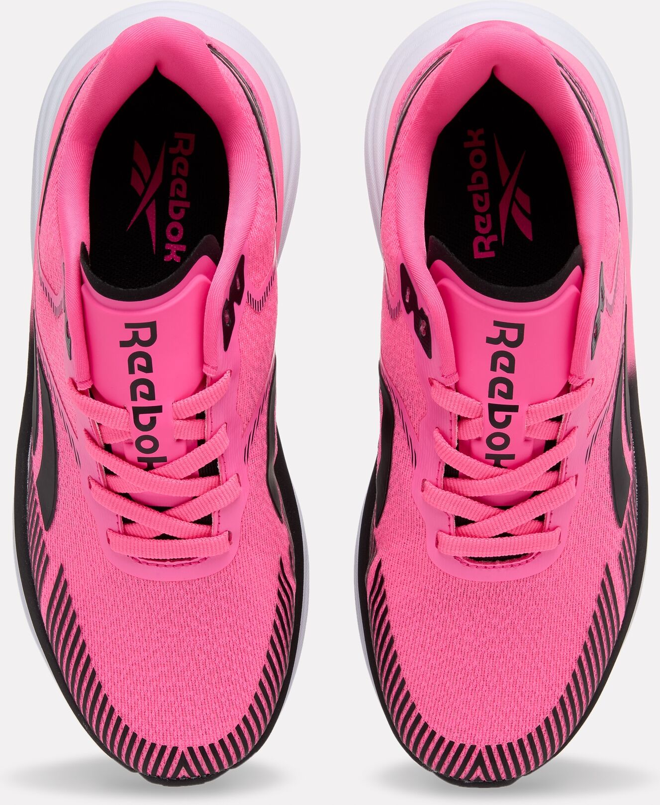 Laufschuh REEBOK "REEBOK VIVA SPEED", Damen, Gr. 38, pink (atomic pink, schwarz, weiß), Synthetik, Textil, Schuhe Laufschuh atomic pink, schwarz, weiß 38