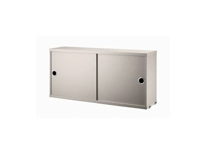 String String Schrank mit Schiebetür Beige, 78x20 cm