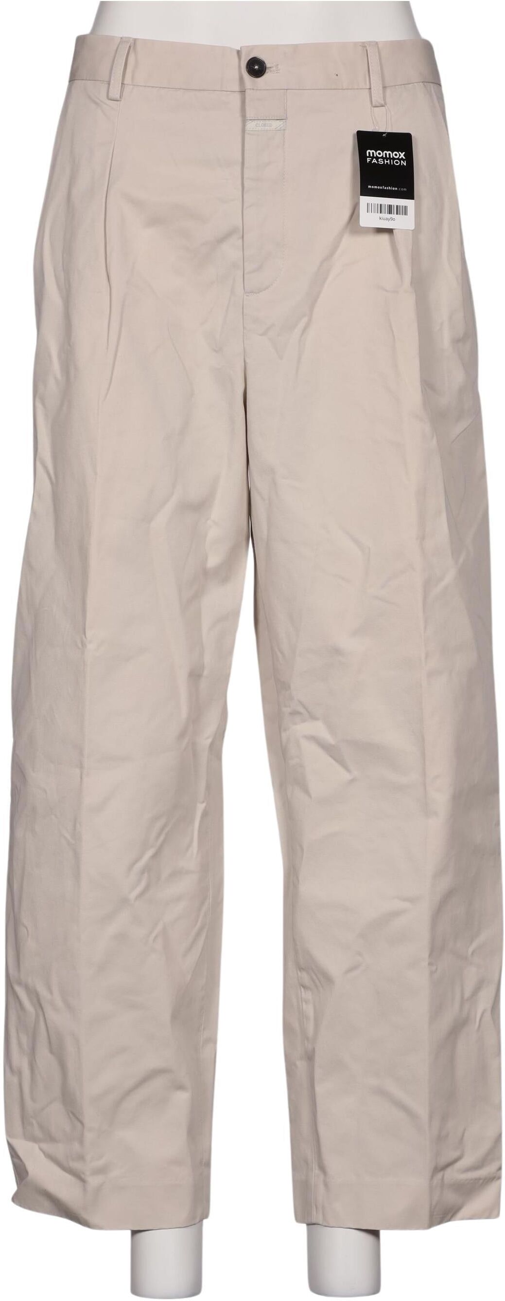 Closed Damen Stoffhose, Beige, Gr. W34, Baumwolle - Second Hand