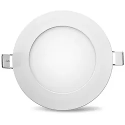 Braytron 6 watt LED Einbauleuchte einbaustrahler unterputz spot Panel Ultra Slim Rund Ø12 cm Neutralweiß