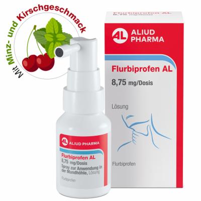 ALIUD Pharma GmbH FLURBIPROFEN AL 8,75 mg/Dosis Spray Anw.Mundhöhle 15 ml 20366714
