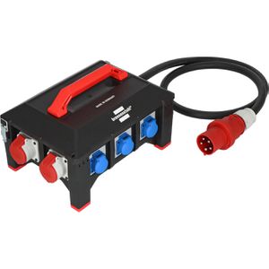 Brennenstuhl CEE-Stromverteiler Professional, mobil, für außen, 6x Schutzkontakt 230V, 2x CEE 400V / 16A & 1x CEE 400V / 32A