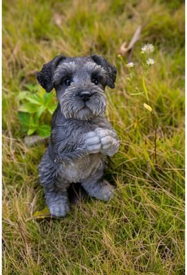 Hi-Line Gift Praying Schnauzer Puppy Statue