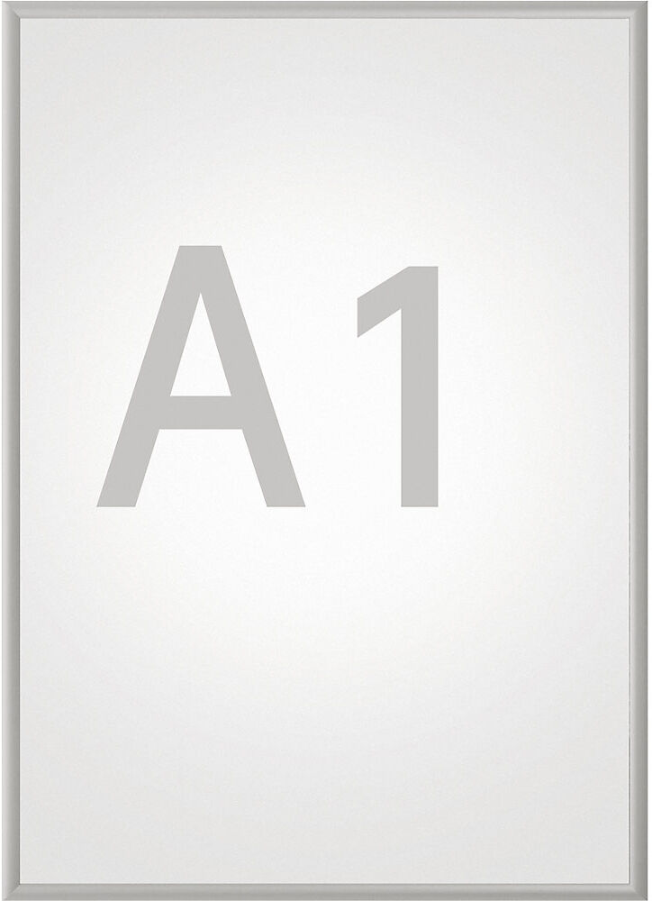 Klapprahmen MAULstandard, silber, für DIN A1 MAUL