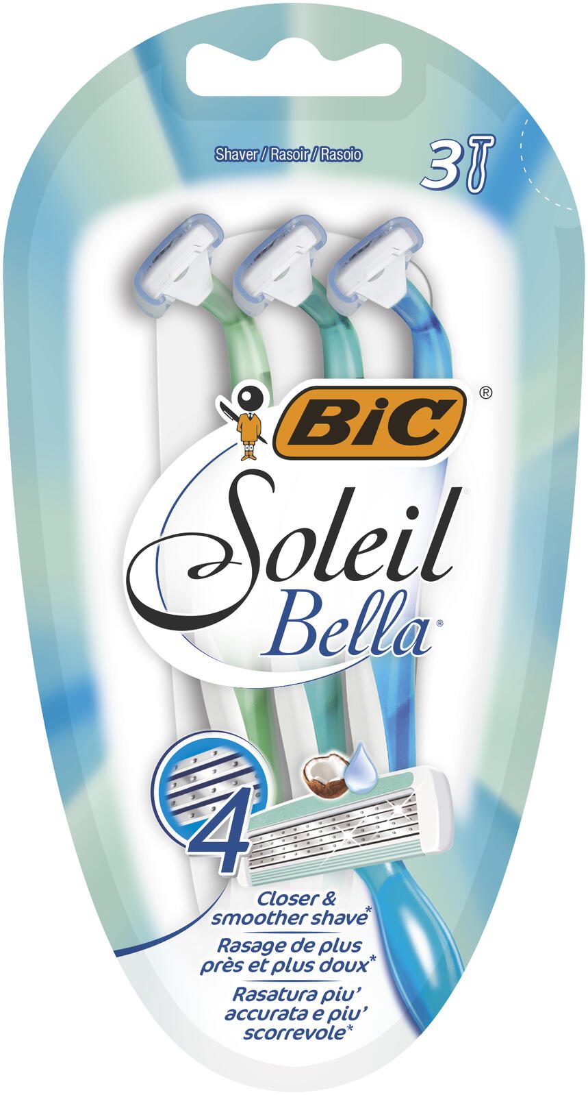 BIC® Einwegrasierer Soleil Bella 3 St. 888005
