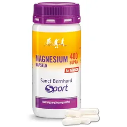 SANCT BERNHARD SPORT Nahrungsergänzungsmittel Magnesium Kapseln 400 s