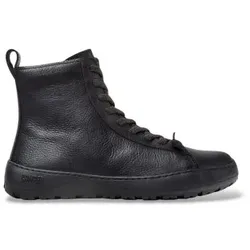 Camper für Damen. K400870-001 Black leather Peu Serra ankle boots (36), Leder, Schwarz, Wohnung, Schnürsenkel, Lässig