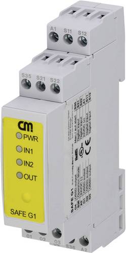 CM Manufactory Nachschaltgerät SAFE G1 Betriebsspannung: 24 V/DC 3 Schließer, 1 Öffner 1St.