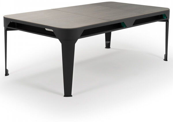 Cornilleau Play-Style Hyphen Outdoor Pool Table Dining Top Black Wood
