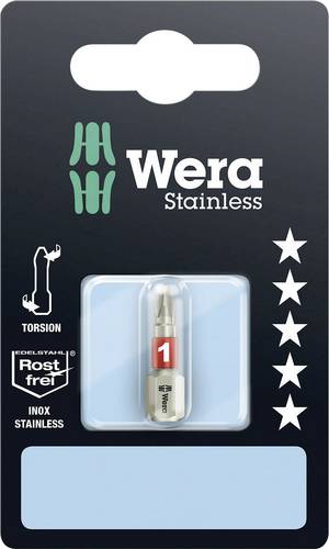 Wera 3851/1 TS SB SiS 05073610001 Kreuzschlitz-Bit PH 1 Edelstahl D 6.3
