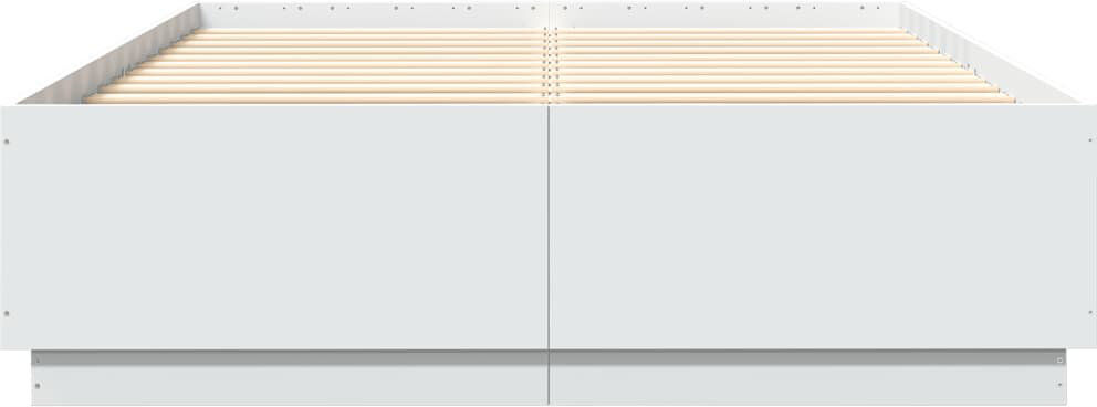 17 Stories Noar Bed Frame White King ( 150 x 200 cm)
