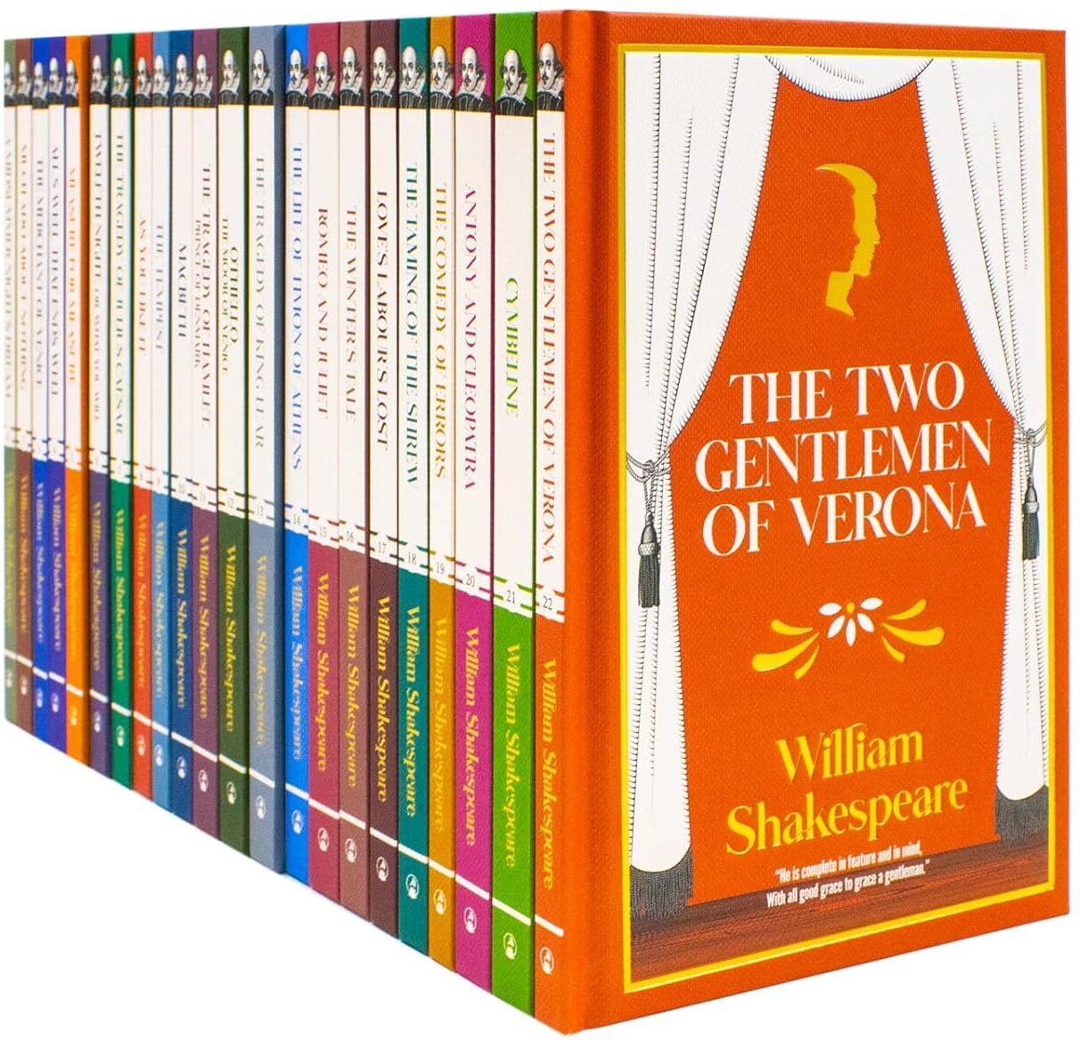 William Shakespeare The Complete Collection 22 Books Set - Hardback - Fox Eye Publishing - All Major Plays incl. Hamlet, Macbeth, Romeo and Juliet