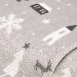Wellness-Fleece "Weihnachten Modern", grau-color