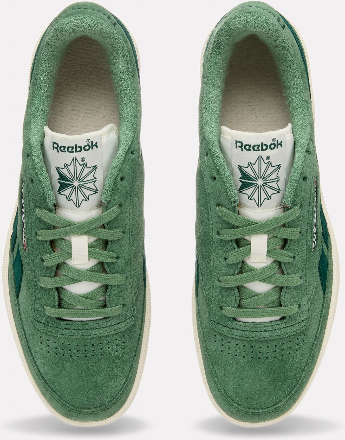 Sneaker REEBOK CLASSIC "CLUB C REVENGE", Gr. 44, grün (fieldgrün, metalgrün, chalk), Leder, Schuhe Sneaker fieldgrün, metalgrün, chalk 44