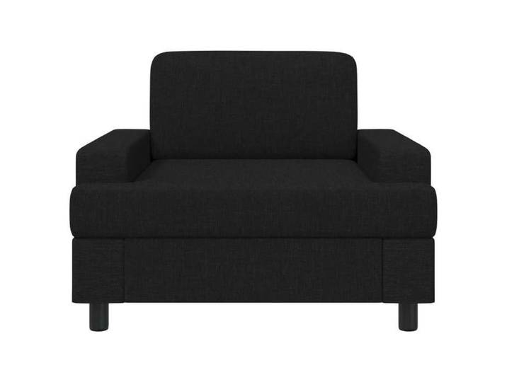 VIDAXL Fauteuil 1 place Fauteuil - Noir - Tissu Conception pratique 85761