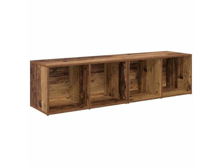 KUPTYERFG 2er Set TV-Schrank Wandmontiert Holzwerkstoff Altholz 37x35x72cm Moderne Hängeschränke fürs Schlafzimmer: Platzsparende Aufbewahrung mit flexiblen Fächern und geschlossenen Türen.