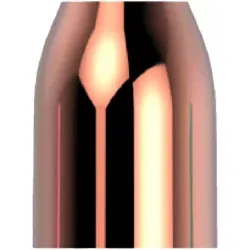 L-Style Premium Metall Champagne Ringe