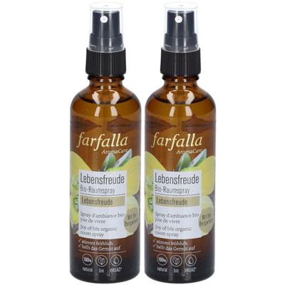 Farfalla Bio-Raumspray Lebensfr Bergamotte 75 ml x2 2x75 Spray
