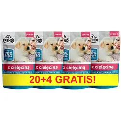 Frendi- Junior, Stückchen in delikater Sauce mit Kalbfleisch 24x100g