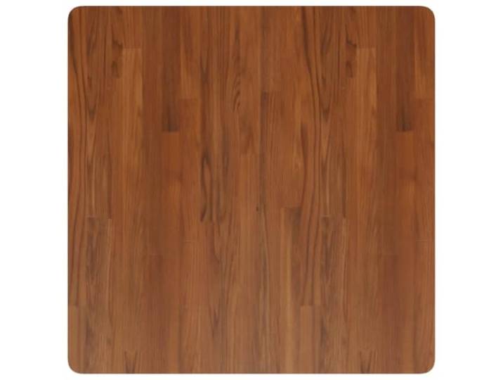 Eiche Massivholz Tischplatte Quadratisch, Dunkelbraun, 80x80x4 cm, Für Eiche Massivholz, bemalt, pflegeleicht, universell, rustikal, für Café, Hotel