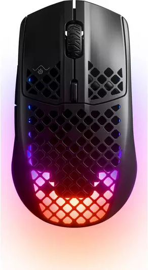 STEELSERIES Aerox 3 Onyx RGB Wireless Optical Gaming Mouse, New