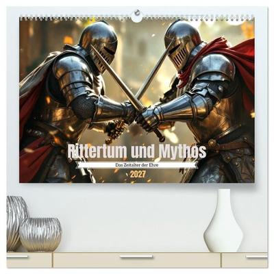 Rittertum und Mythos – Das Zeitalter der Ehre (hochwertiger Premium Wandkalender 2027 DIN A2 quer), Kunstdruck in Hochglanz