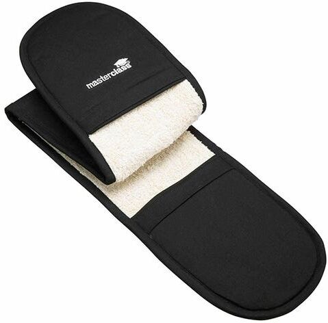 MasterClass Deluxe Professional Black Double Oven Glove